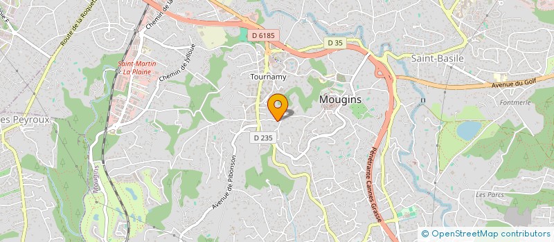 localisation de l'entreprise SCI DONNAT 1 à MOUGINS