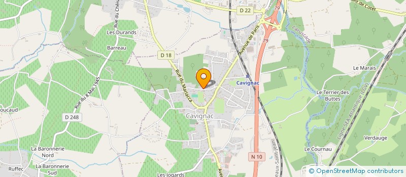 localisation de l'entreprise SCI DONNEDDIE à CAVIGNAC