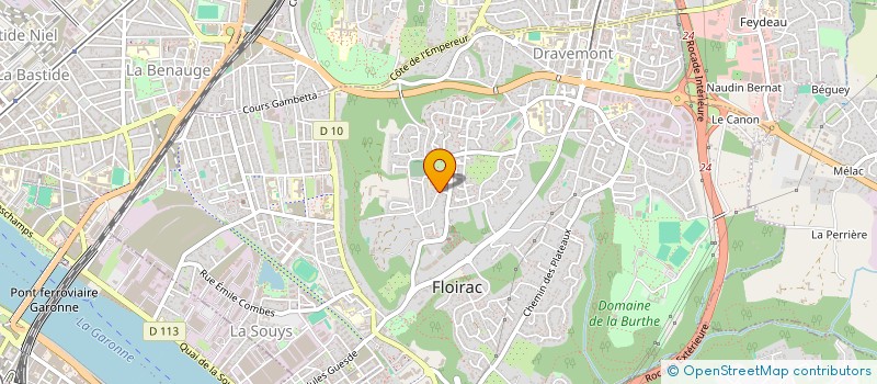 localisation de l'entreprise SCI DONNEZAC  FLOIRAC