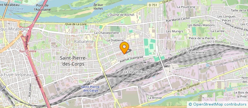 localisation de l'entreprise SCI DONNOLA  SAINT-PIERRE-DES-CORPS