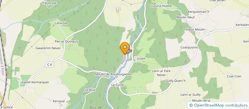 localisation de l'entreprise SCI DONVAL 29  GUICLAN