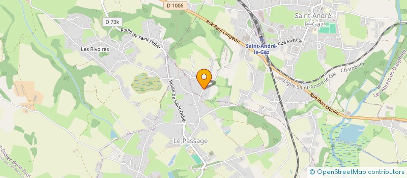 localisation de l'entreprise SCI DONY  SAINT-ANDRE-LE-GAZ