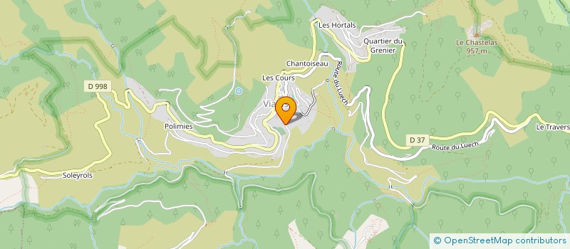 localisation de l'entreprise SCI DONZELENCHE  VIALAS