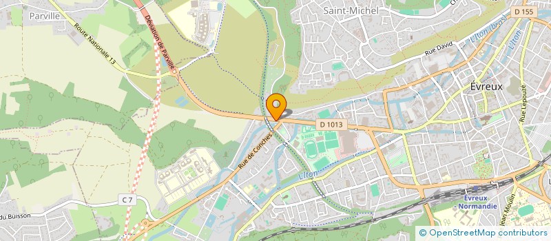 localisation de l'entreprise SCI DOOGY  EVREUX