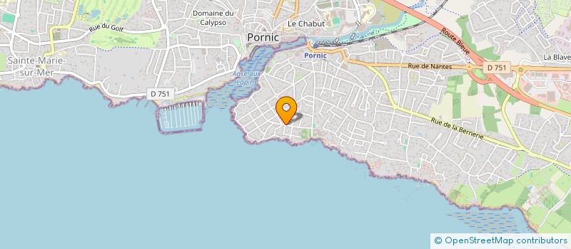 localisation de l'entreprise SCI DOPA  PORNIC