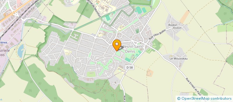 localisation de l'entreprise SCI DOPAJO  LE MESNIL-SAINT-DENIS