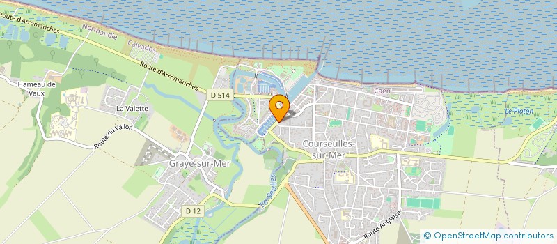 localisation de l'entreprise SCI DOPALE à COURSEULLES-SUR-MER