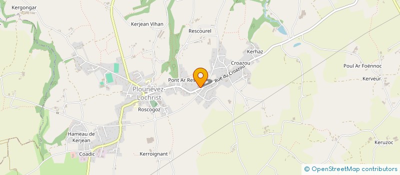 localisation de l'entreprise SCI DOPAMA  PLOUNEVEZ-LOCHRIST