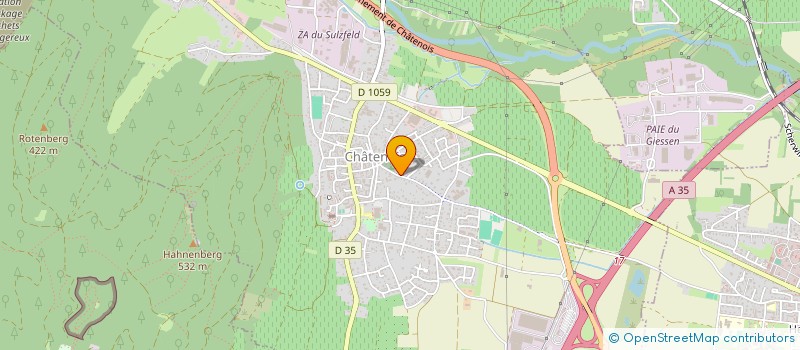 localisation de l'entreprise SCI DOPERAL  CHATENOIS