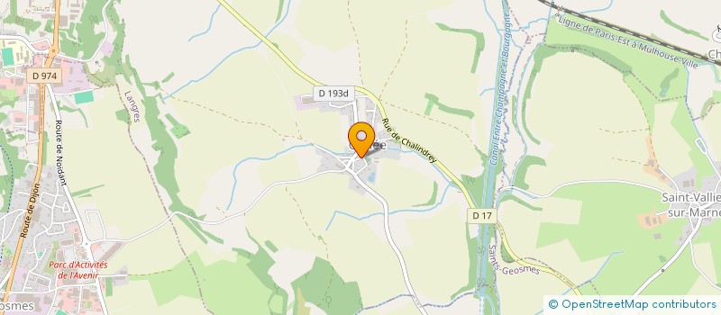 localisation de l'entreprise SCI DOPHI à LANGRES