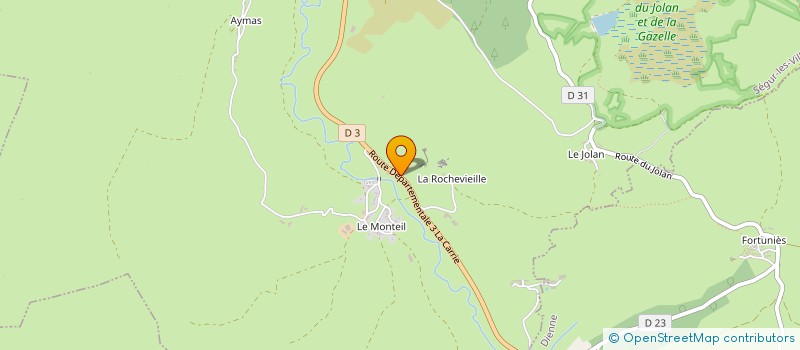 localisation de l'entreprise SCI DOPHIN à SEGUR-LES-VILLAS