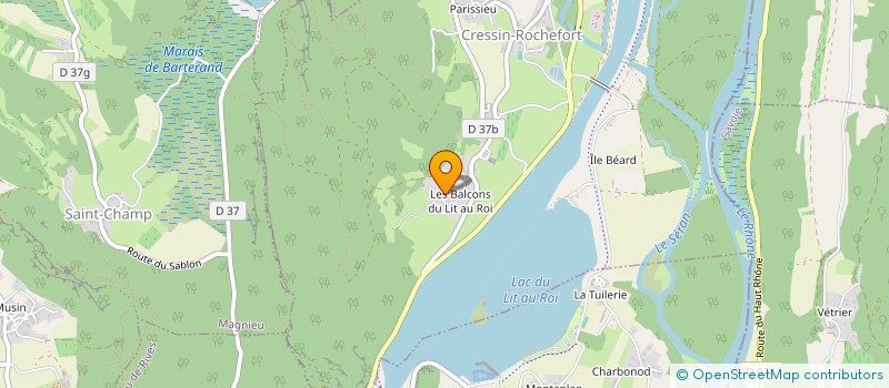 localisation de l'entreprise SCI DOPI  CRESSIN-ROCHEFORT