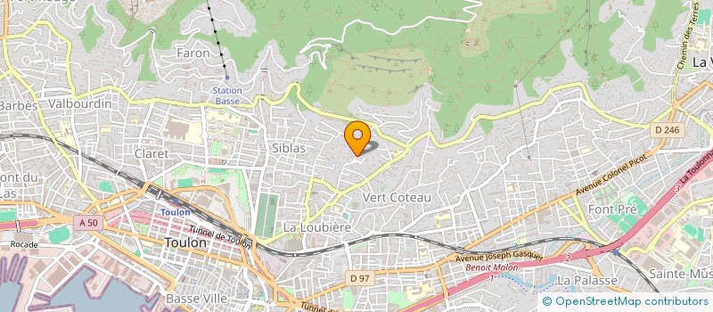 localisation de l'entreprise SCI DOPIERRE  TOULON