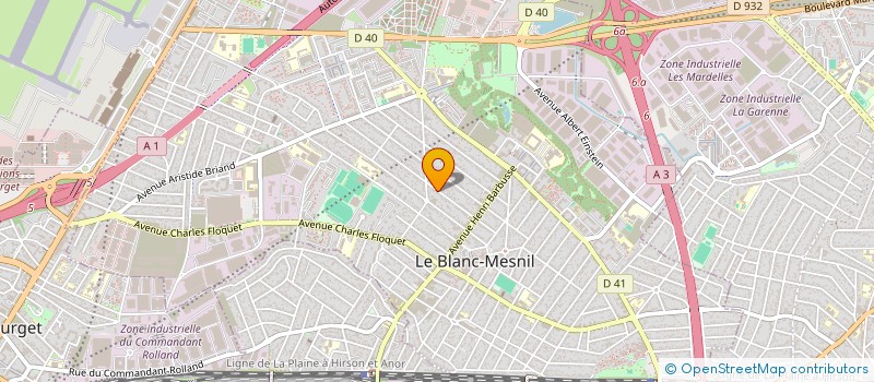 localisation de l'entreprise SCI DOR à LE BLANC-MESNIL