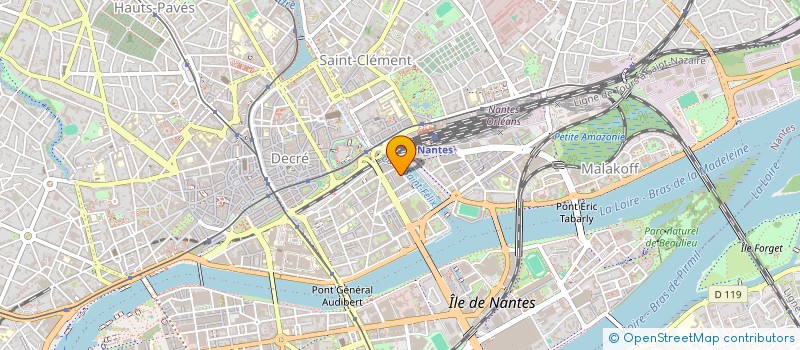 localisation de l'entreprise SCI DORA  NANTES