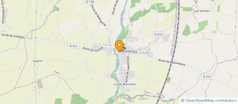 localisation de l'entreprise SCI DORA & BABOUCHE  PACT