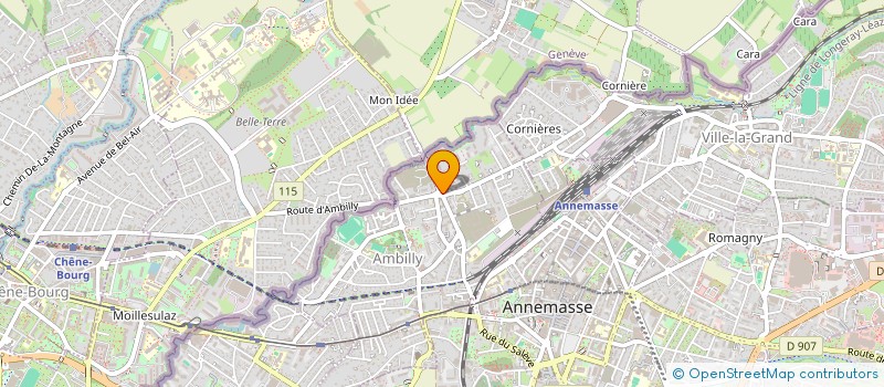 localisation de l'entreprise SCI DORA MON IDEE  AMBILLY