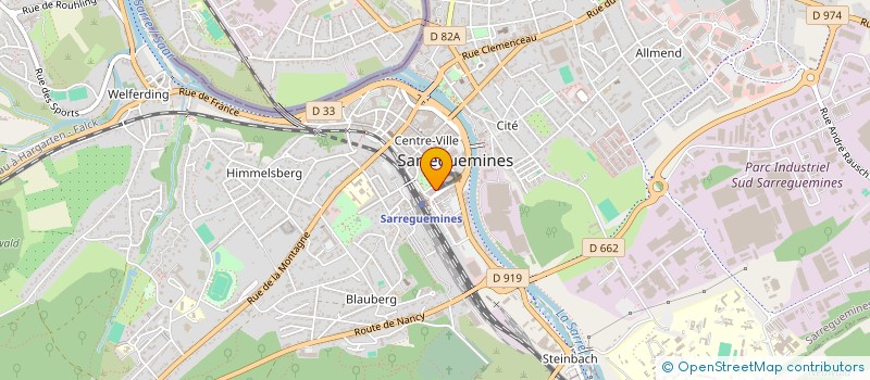 localisation de l'entreprise SCI DORALLE à SARREGUEMINES