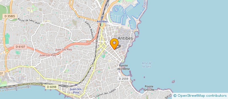 localisation de l'entreprise SCI DORASI à ANTIBES