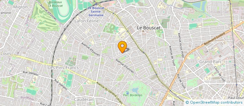 localisation de l'entreprise SCI DORB'ELLES  LE BOUSCAT