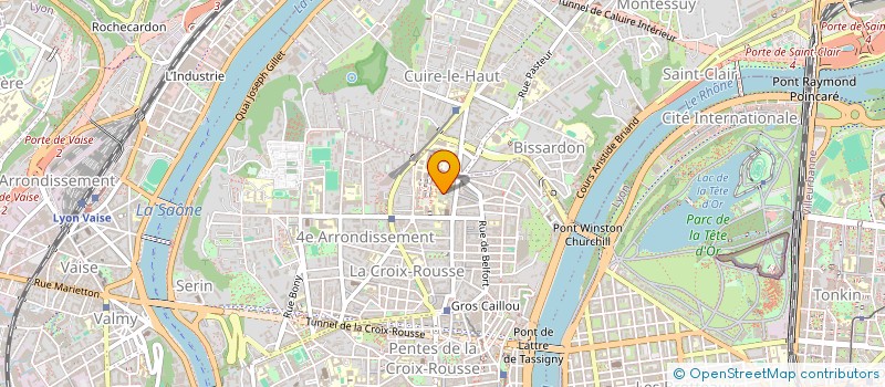 localisation de l'entreprise SCI DORCHESTER  LYON