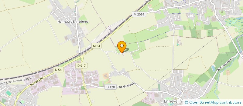 localisation de l'entreprise SCI DORCOTE à ENNEVELIN