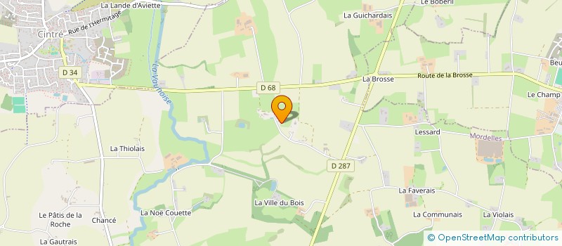 localisation de l'entreprise SCI DORDAIN  MORDELLES