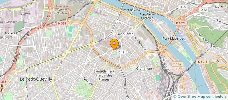 localisation de l'entreprise SCI DORDAIN-BRUYANT à ROUEN