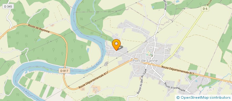 localisation de l'entreprise SCI DORDEINS  PORT-DE-LANNE