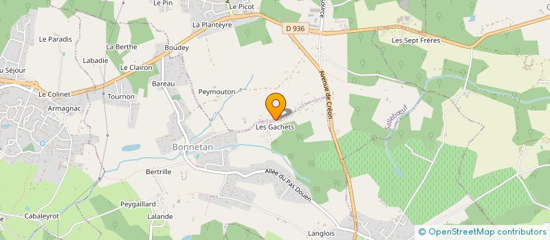 localisation de l'entreprise SCI DORDOGNE  SALLEBUF