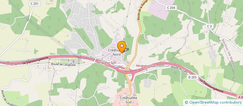 localisation de l'entreprise SCI DORDOGNE CCI IMMOBILIER  COULOUNIEIX-CHAMIERS