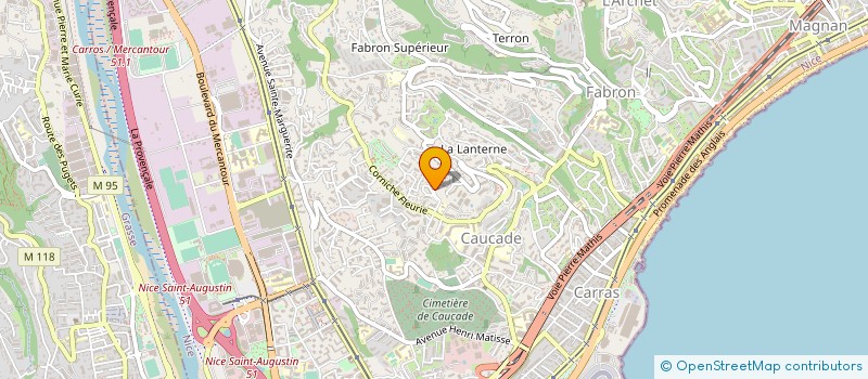 localisation de l'entreprise SCI DORE à NICE