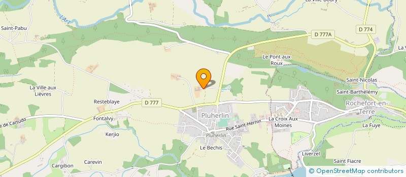 localisation de l'entreprise SCI DORE  PLUHERLIN