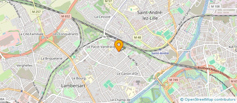 localisation de l'entreprise SCI DORE à LAMBERSART