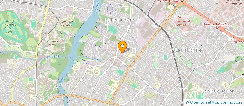 localisation de l'entreprise SCI DORE LE BRIS  NANTES
