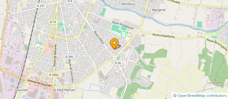 localisation de l'entreprise SCI DOREE  MONTELIMAR