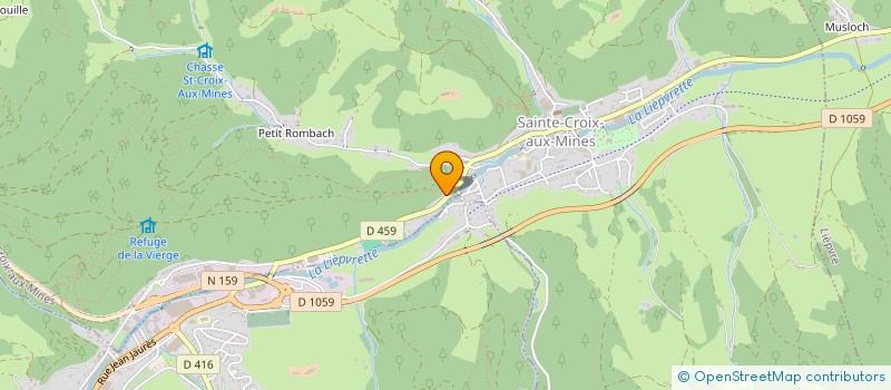 localisation de l'entreprise SCI DOREFER  SAINTE-CROIX-AUX-MINES