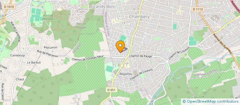 localisation de l'entreprise SCI DOREILLAC  VILLENAVE-D'ORNON