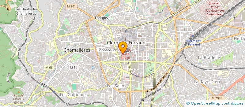 localisation de l'entreprise SCI DOREL  CLERMONT-FERRAND