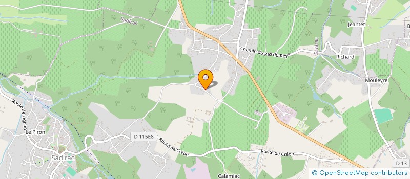 localisation de l'entreprise SCI DOREL  SADIRAC