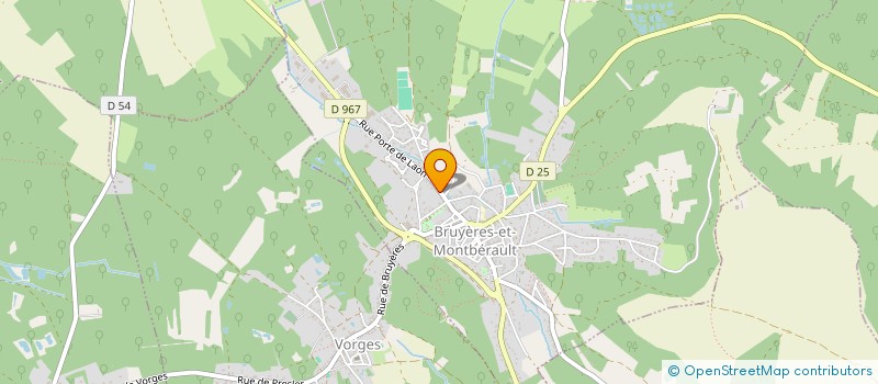 localisation de l'entreprise SCI DOREL-FERRE ET FILS à BRUYERES-ET-MONTBERAULT