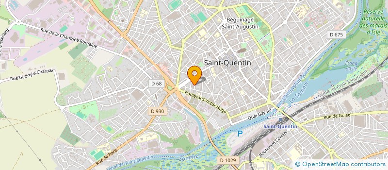localisation de l'entreprise SCI DORELIE à SAINT-QUENTIN