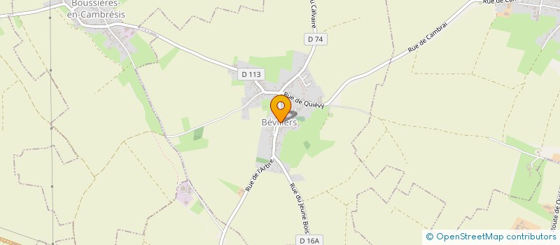 localisation de l'entreprise SCI DOREMINI à BEVILLERS