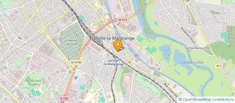 localisation de l'entreprise SCI DOREMUS  JARVILLE-LA-MALGRANGE