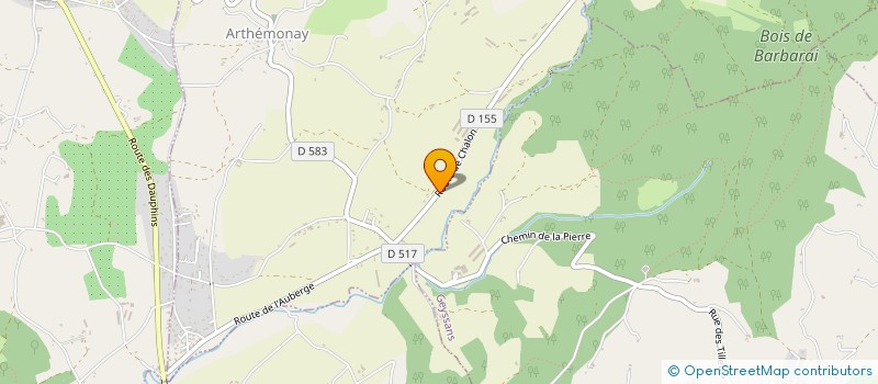 localisation de l'entreprise SCI DOREMY  ARTHEMONAY