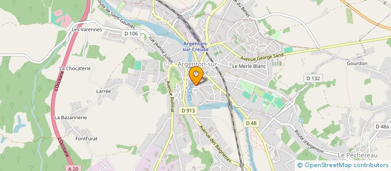 localisation de l'entreprise SCI DOREPIC à ARGENTON-SUR-CREUSE