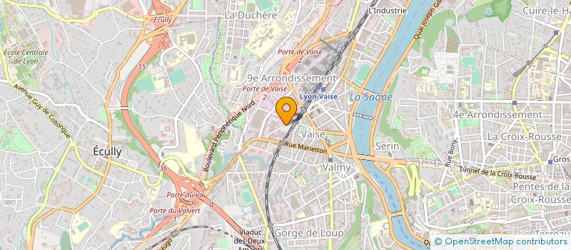 localisation de l'entreprise SCI DORET-MASSIERA  LYON