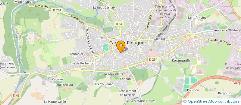 localisation de l'entreprise SCI DORETHI à CARHAIX-PLOUGUER