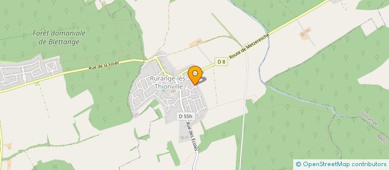 localisation de l'entreprise SCI DORETTE  RURANGE-LES-THIONVILLE