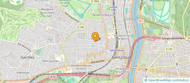 localisation de l'entreprise SCI DOREVA à SAINT-CLOUD